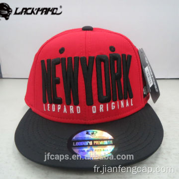 Casquettes de broderie Hip Hop Snapback